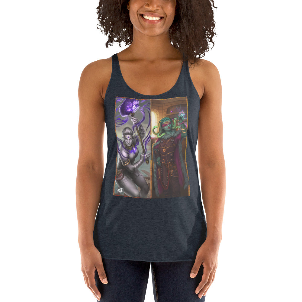 Women's Racerback Tank "Stone Snakes"