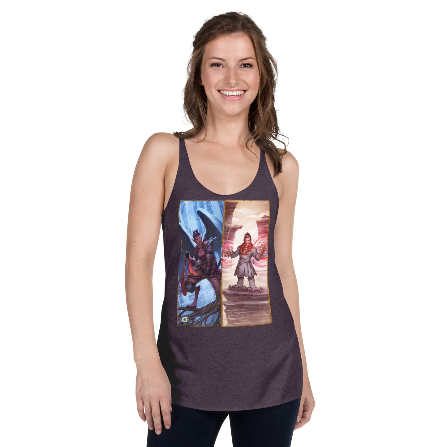 Women's Racerback Tank "Harpy Warlock"