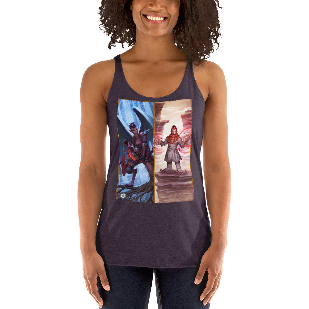 Women's Racerback Tank "Harpy Warlock"