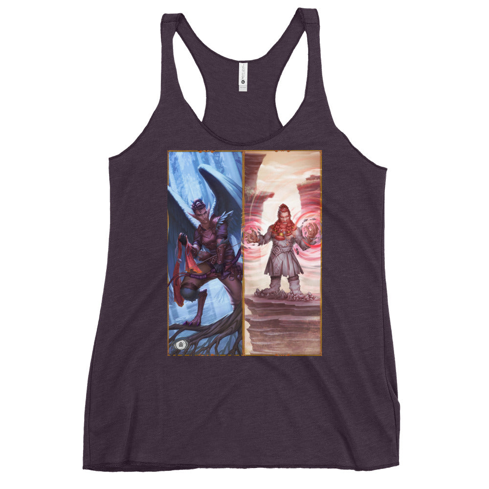 Women's Racerback Tank "Harpy Warlock"