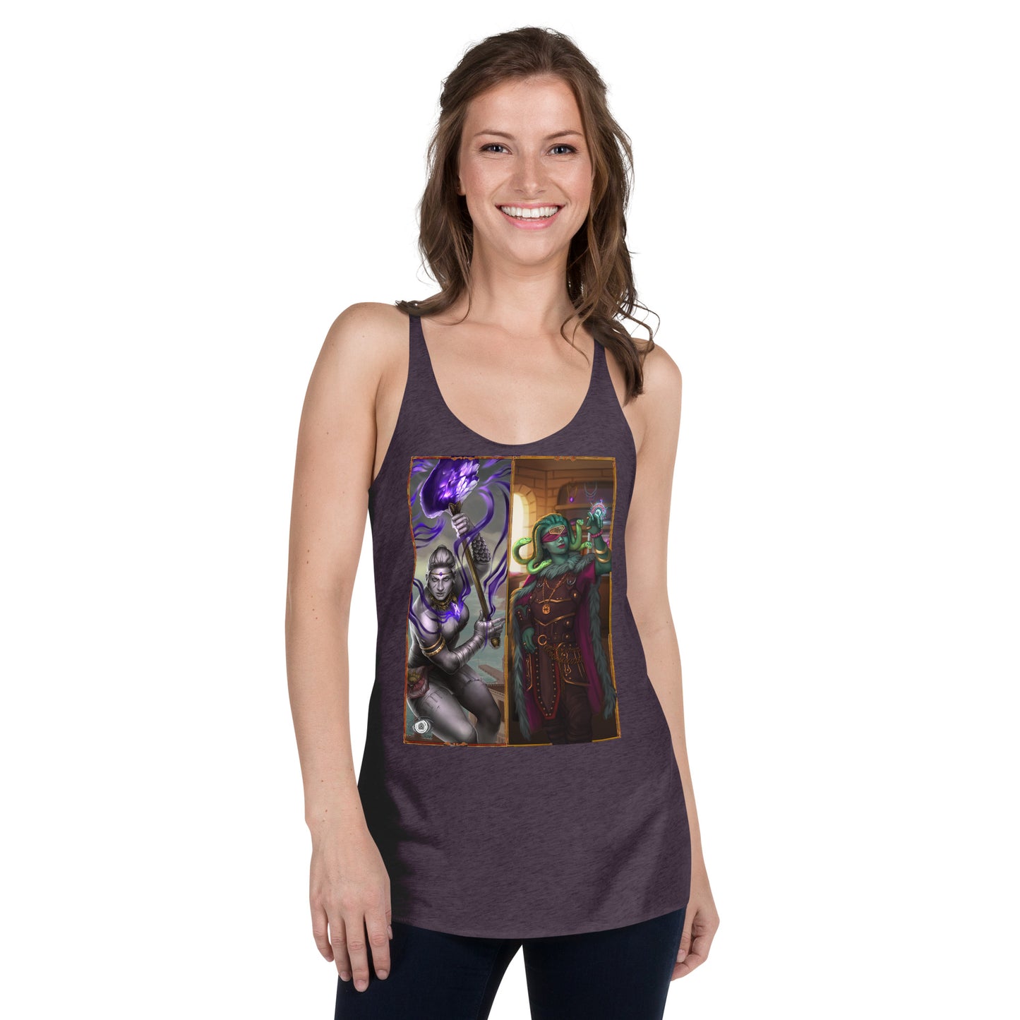 Women's Racerback Tank "Stone Snakes"