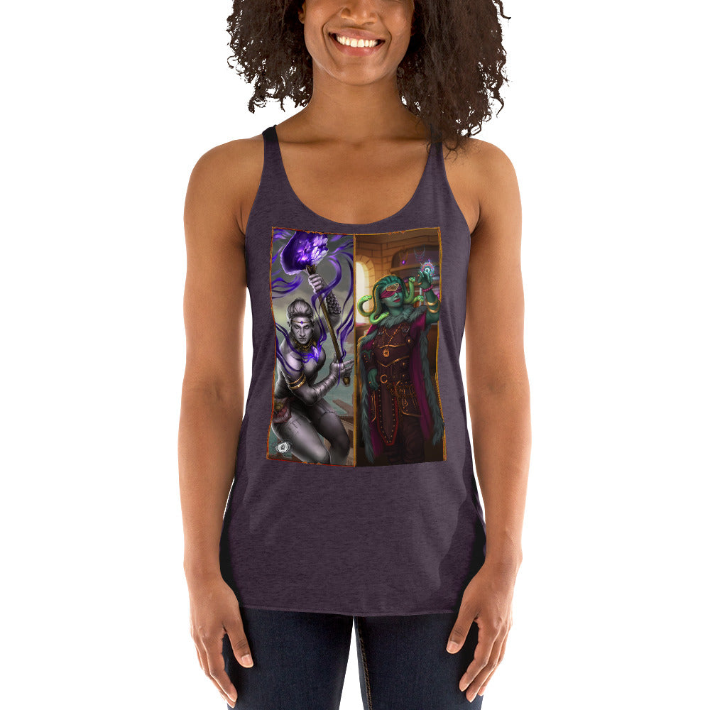 Women's Racerback Tank "Stone Snakes"