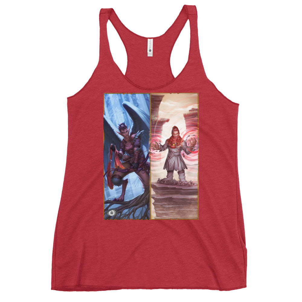 Women's Racerback Tank "Harpy Warlock"