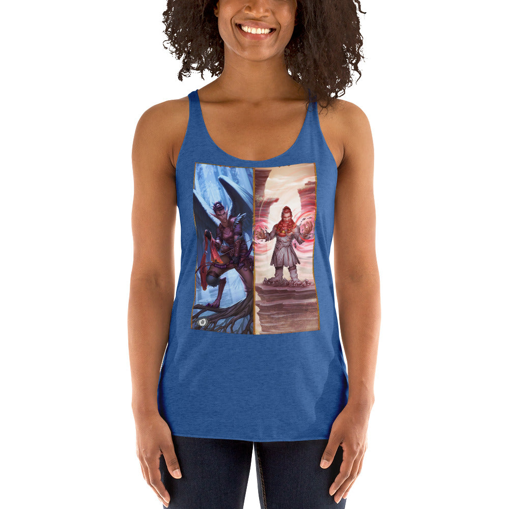 Women's Racerback Tank "Harpy Warlock"