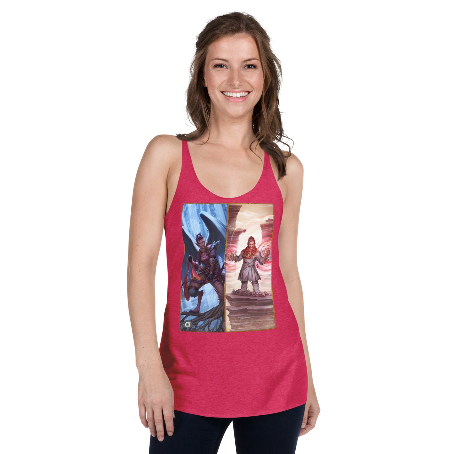 Women's Racerback Tank "Harpy Warlock"