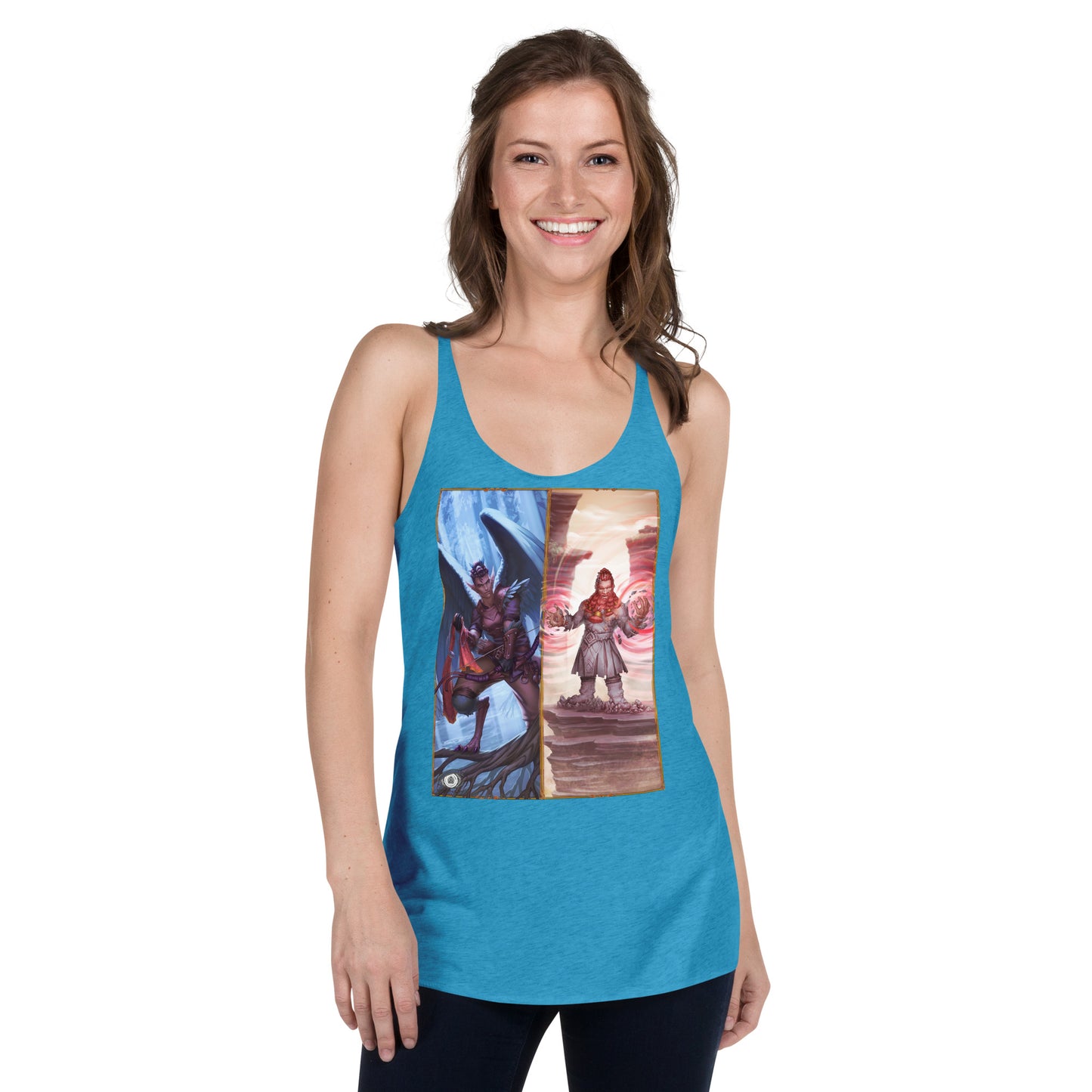 Women's Racerback Tank "Harpy Warlock"