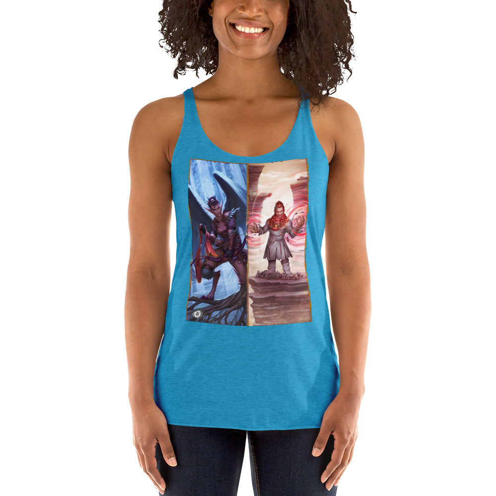 Women's Racerback Tank "Harpy Warlock"