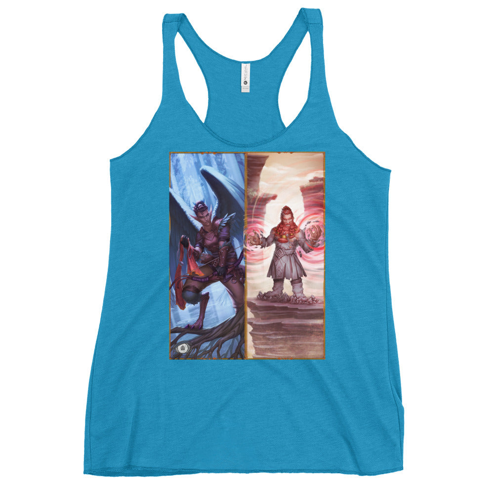 Women's Racerback Tank "Harpy Warlock"