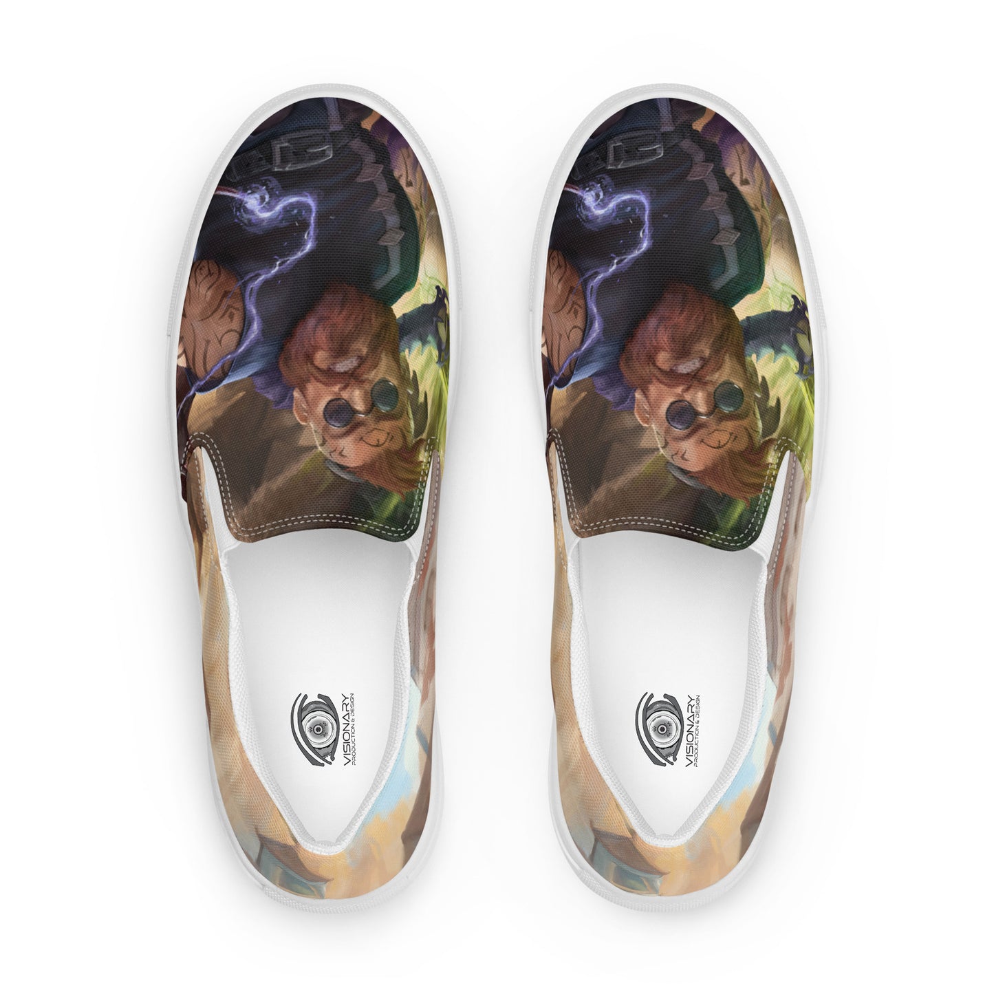 Women’s Slip-On Canvas Shoes "Surrounded"